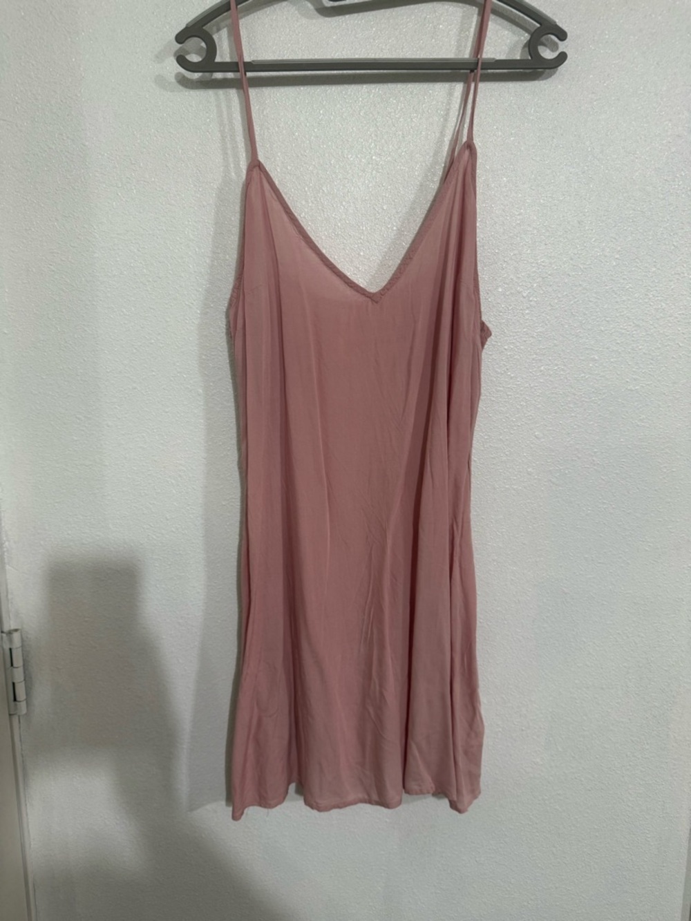Free People pink minimalist sleep dress size L NWOT
